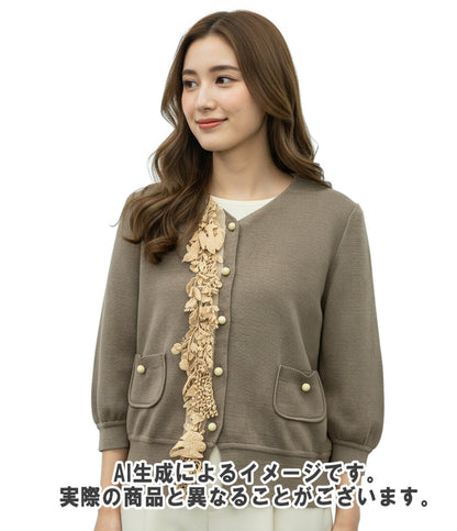 mina perhonen 長袖カーディガン レディース SIZE 36 (S) ミナペルホネン