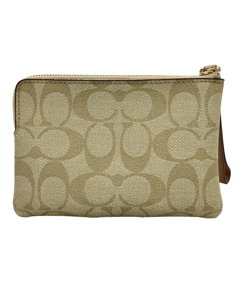 美品 COACH ポーチ シグネチャー F58035 レディース コーチ