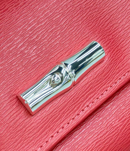 美品 Longchamp 三つ折り財布 レディース ロンシャン