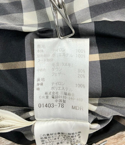 バーバリーブルーレーベル ダウンジャケット FRF01-532-72 レディース SIZE 40 (M) BURBERRY BLUE LABEL