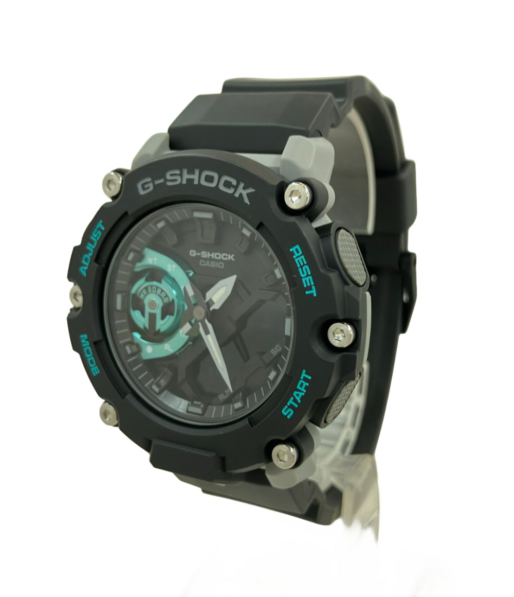 美品 CASIOさ 腕時計 G-SHOCK クオーツ ブラック GA-2200M メンズ カシオ