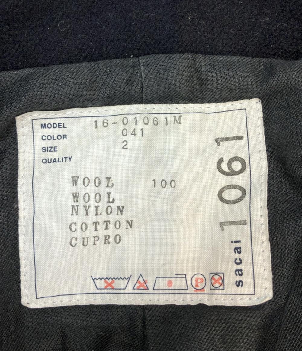 Sacai テーラードジャケット モード 16-01061m レディース SIZE 2 (M) サカイ