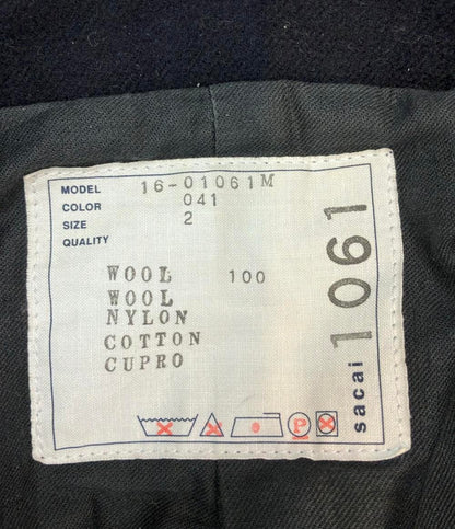 Sacai テーラードジャケット モード 16-01061m レディース SIZE 2 (M) サカイ