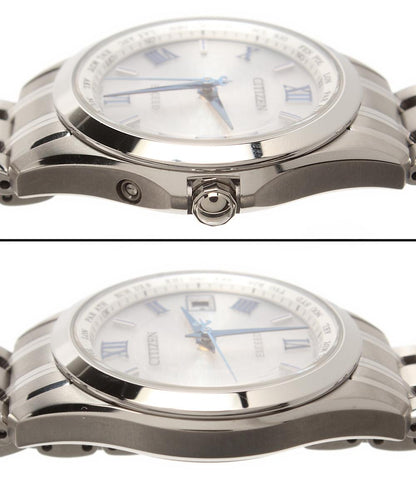 美品 CITIZEN 腕時計 エクシード EXCEED ソーラー シルバー H246-A1BPB02 レディース シチズン