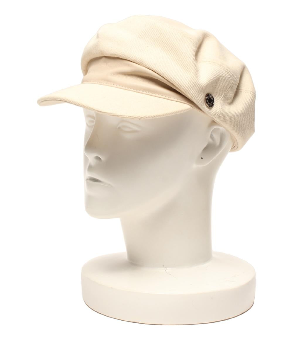 美品 エルメス キャスケット シルバー金具 ブランカッセ レディース SIZE 57 HERMES