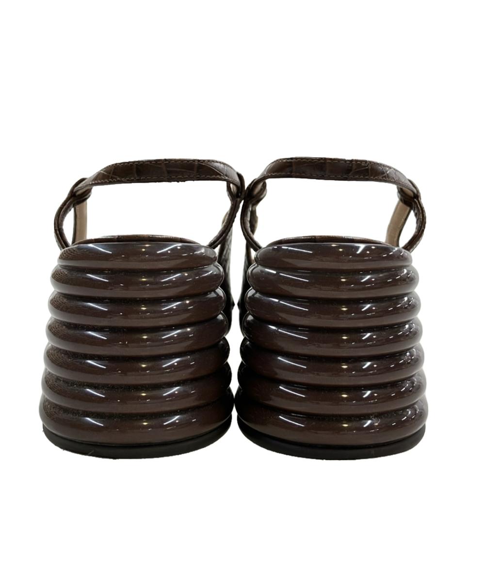 フェンディ サンダル パンプス クロコダイル柄 レディース SIZE 37 (L) FENDI