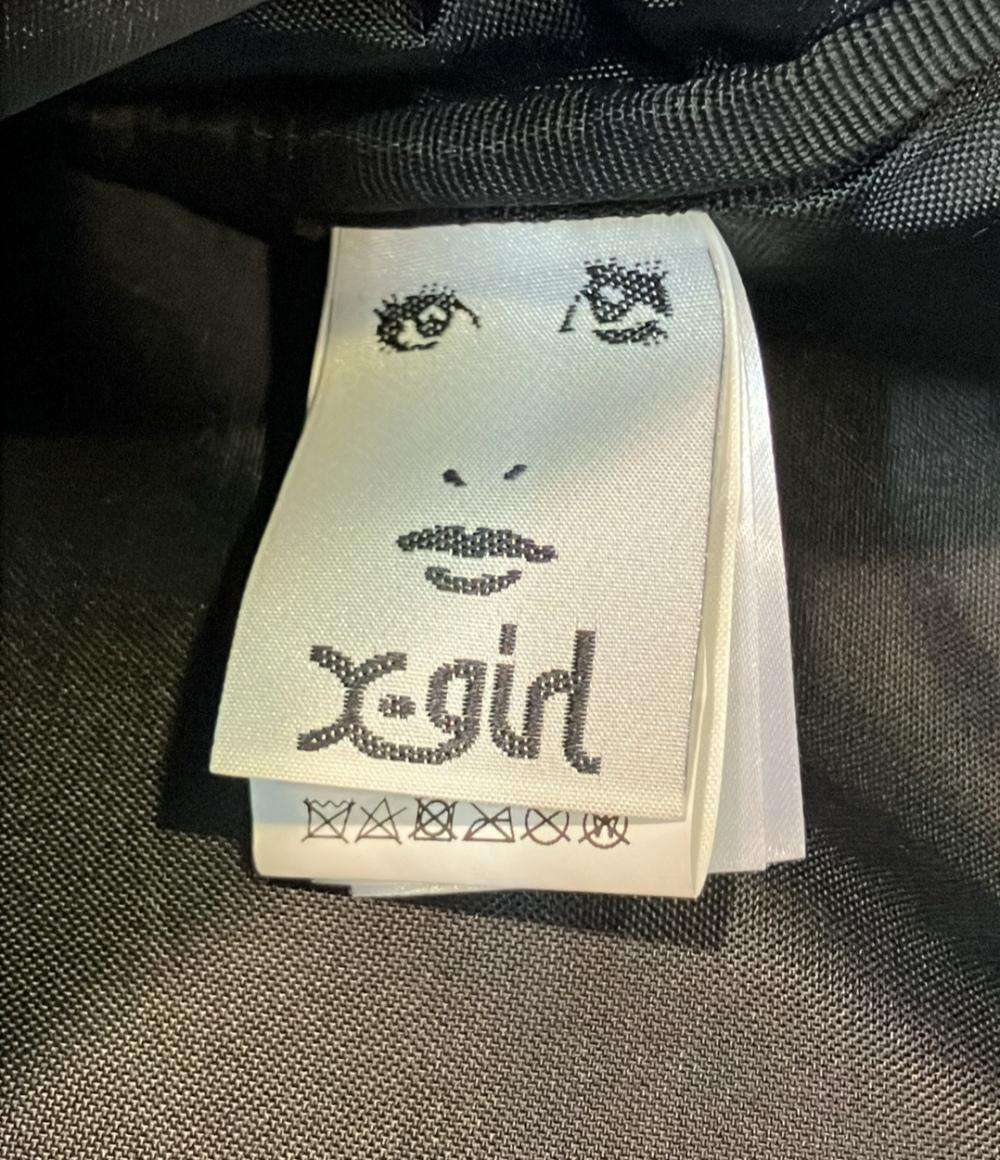 美品 X-girl ショルダーバッグ 斜め掛け メッセンジャーバッグ ロゴ レディース エックスガール