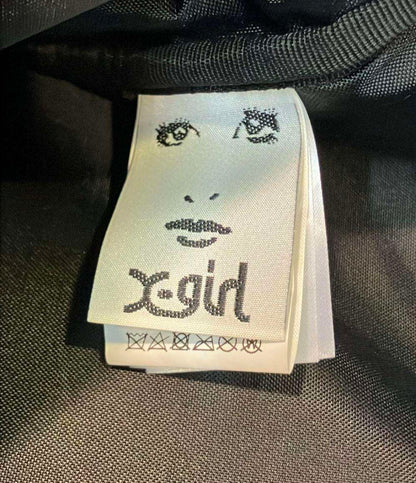 美品 X-girl ショルダーバッグ 斜め掛け メッセンジャーバッグ ロゴ レディース エックスガール