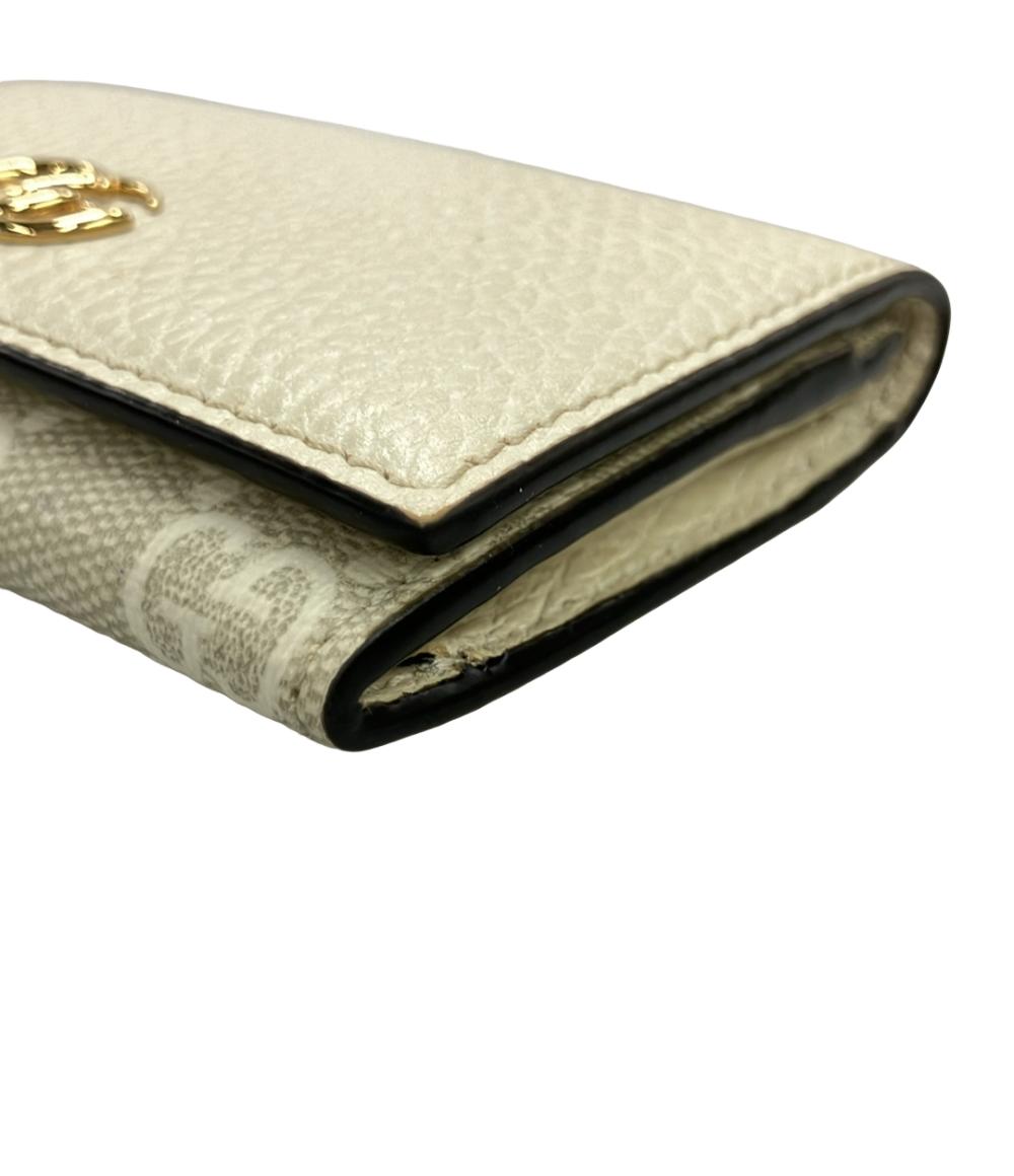 GUCCI カードケース レザー PVC GGマーモント 474748 2067 レディース