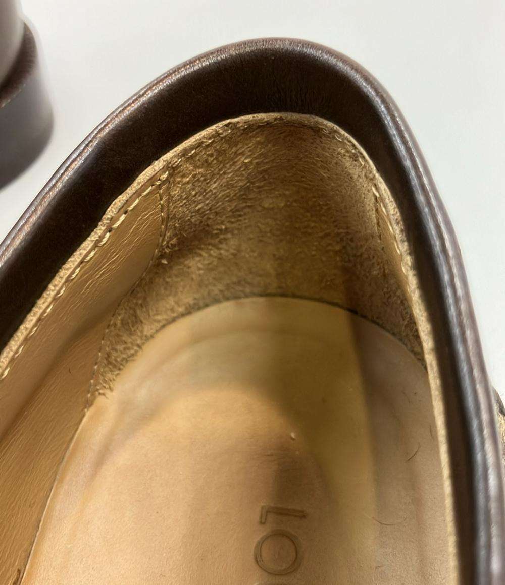 ルイ・ヴィトン ハラコ ローファー ダミエ柄 メンズ SIZE 6 1/2 (S) LOUIS VUITTON