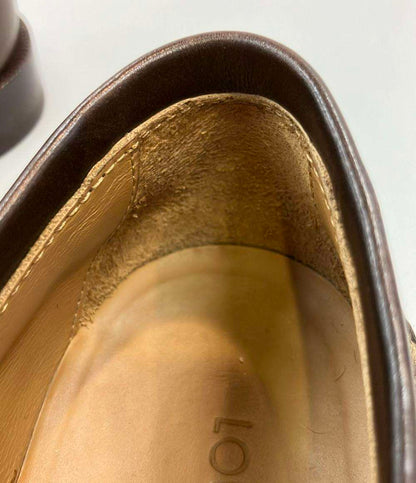 ルイ・ヴィトン ハラコ ローファー ダミエ柄 メンズ SIZE 6 1/2 (S) LOUIS VUITTON