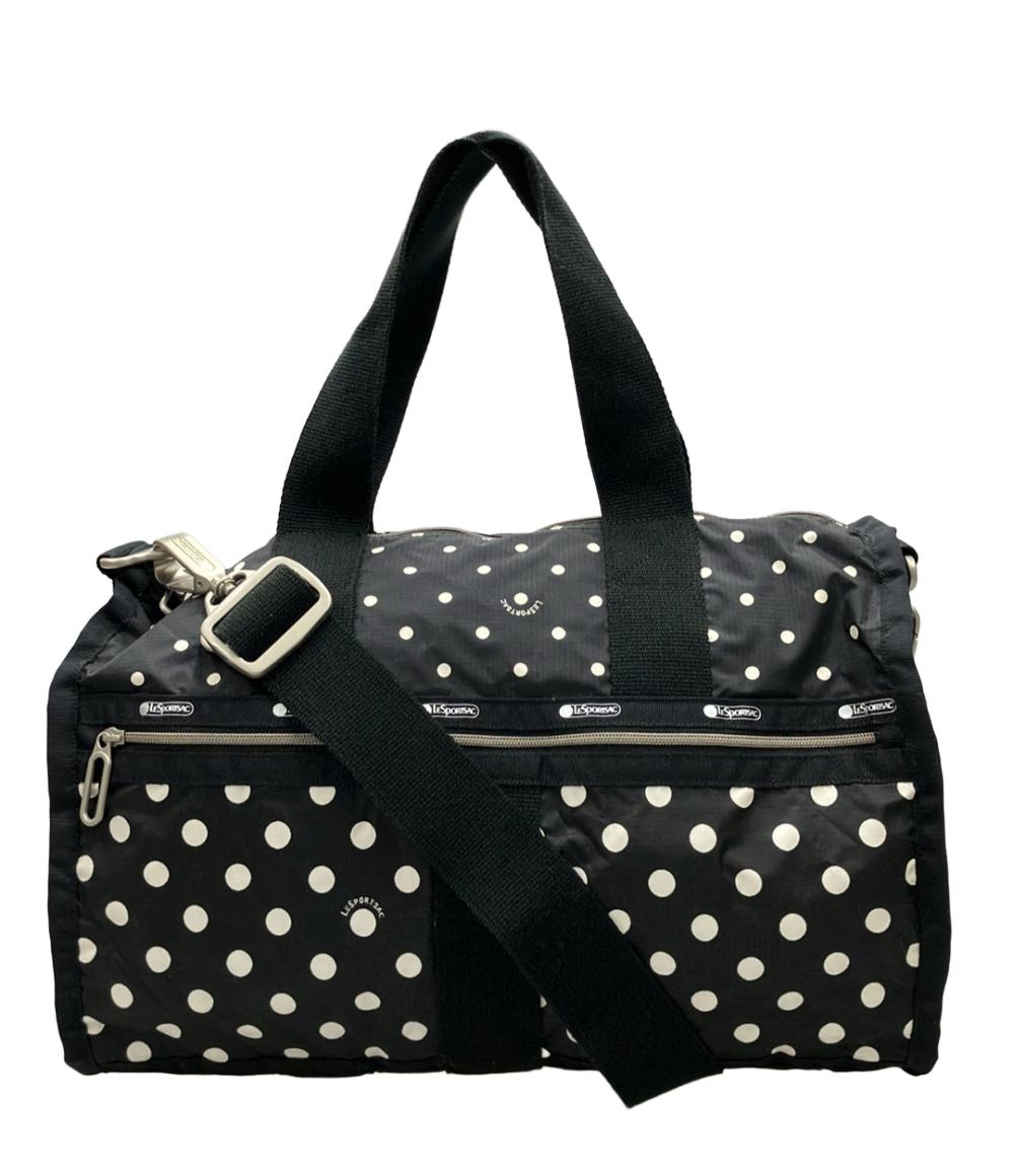 美品 LeSportsac ボストンバッグ ショルダーバッグ 2WAY 斜め掛け