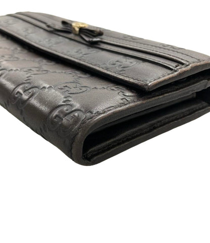 GUCCI 二つ折り長財布 インターロッキング グッチシマ 256998 2091 レディース グッチ