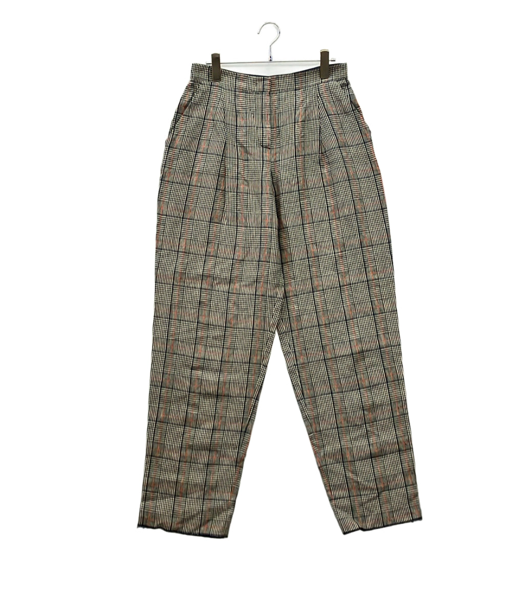 Emporio Armani ハイウエストパンツ タータンチェック 5NP38T52114 レディース SIZE 42 (L) エンポリオ・アルマーニ
