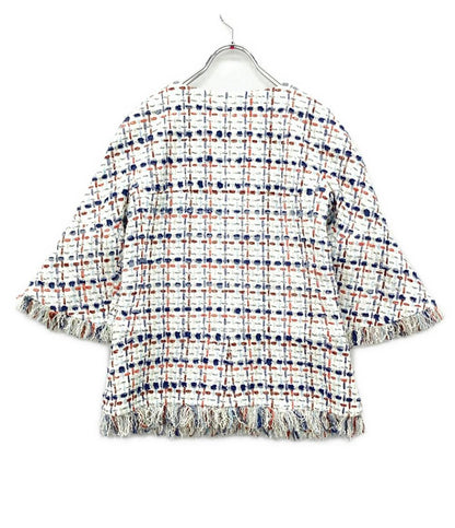 シャネル ノーカラーツイードジャケット P58330V44229 レディース SIZE 36 (S) CHANEL