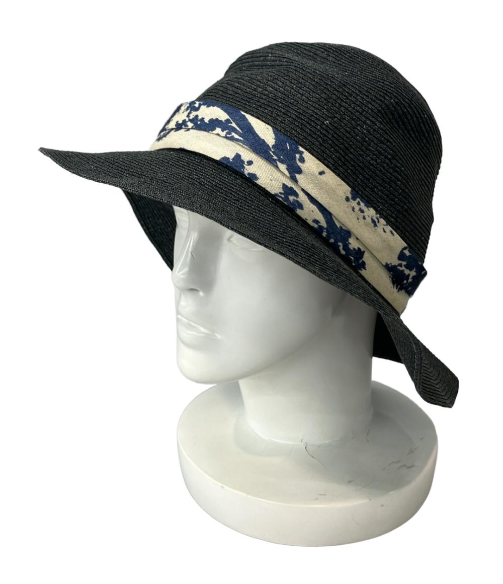 美品 カシラ 麦わら帽子 ストローハット レディース SIZE L CA4LA