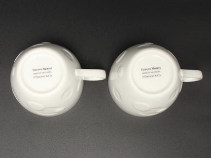 美品 TIFFANY&Co. マグカップ 2点セット ペア ムーンズ ティファニー