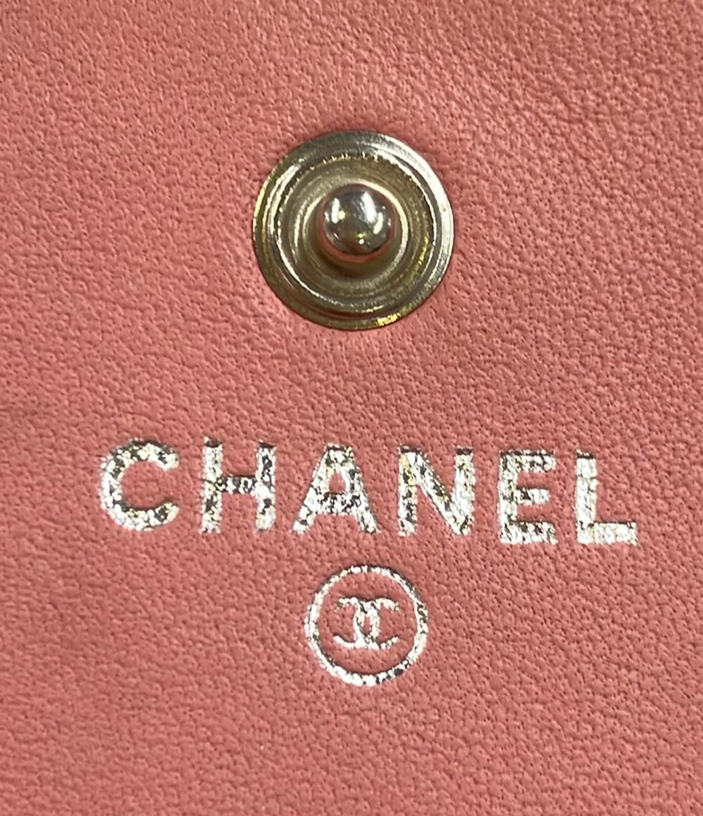 CHANEL 長財布 シルバー金具 14番台 カメリア レディース シャネル