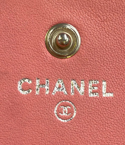 CHANEL 長財布 シルバー金具 14番台 カメリア レディース シャネル