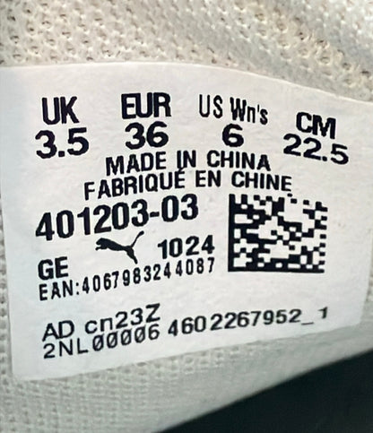 PUMA ローカット厚底スニーカー カルメン 2 MU エンブロイダリー 401203-03 レディース SIZE 22.5 プーマ