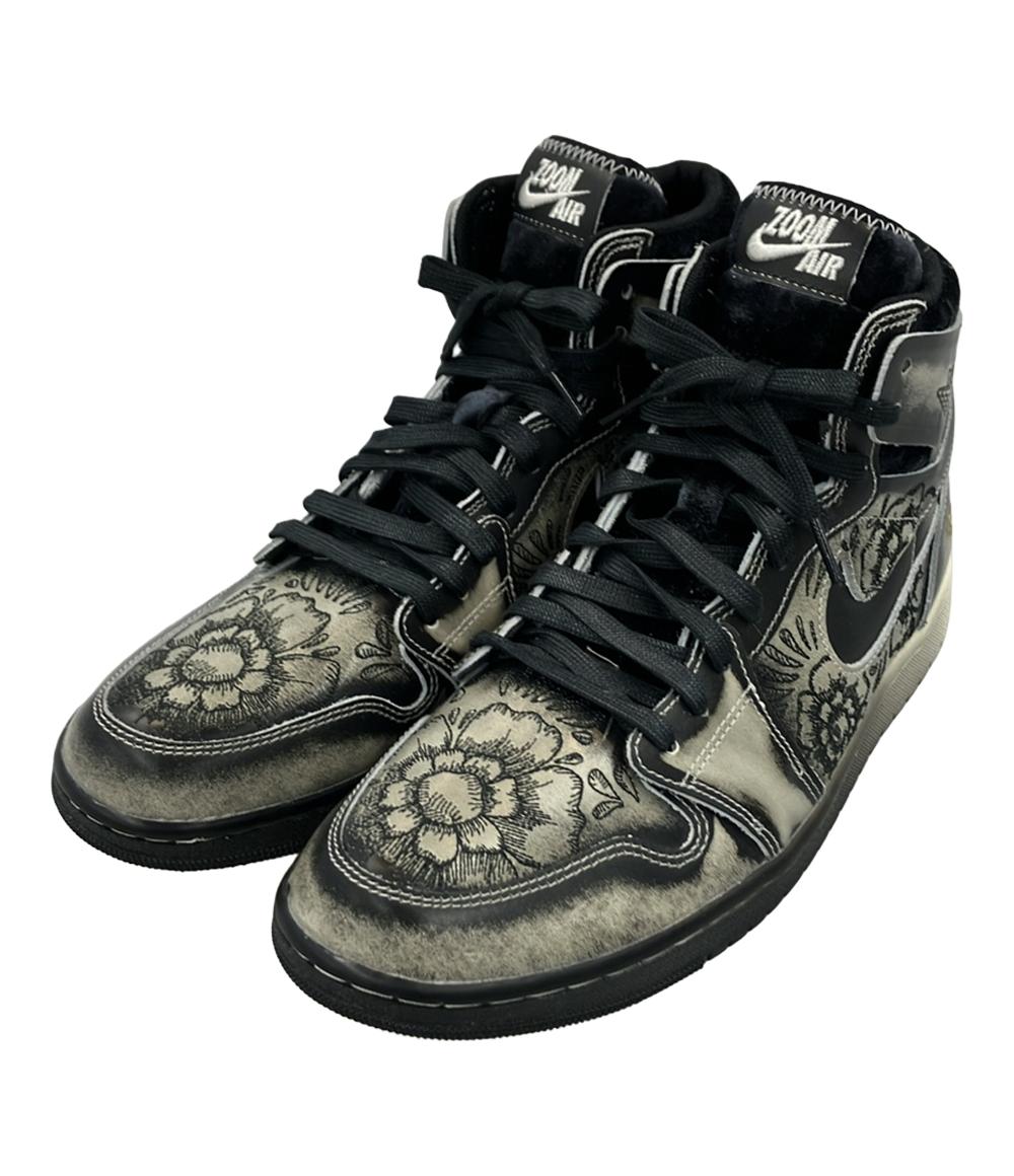 美品 ナイキ ハイカットスニーカー エア ジョーダン 1 ズーム エア FQ8155-010 メンズ SIZE 29.5 (XL) NIKE