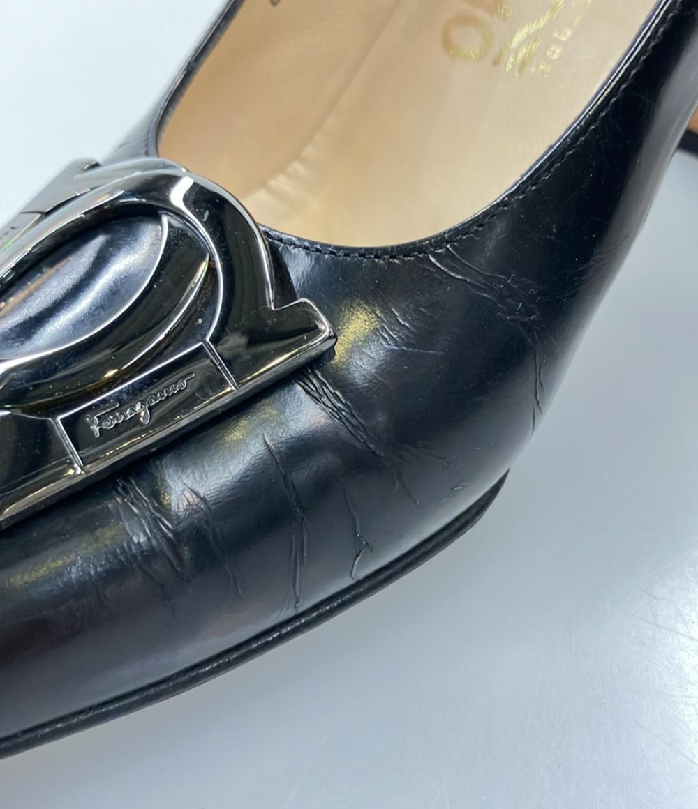 サルヴァトーレフェラガモ パンプス ガンチーニ レディース SIZE 6 1/2 B (L) Salvatore Ferragamo