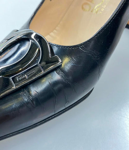 サルヴァトーレフェラガモ パンプス ガンチーニ レディース SIZE 6 1/2 B (L) Salvatore Ferragamo