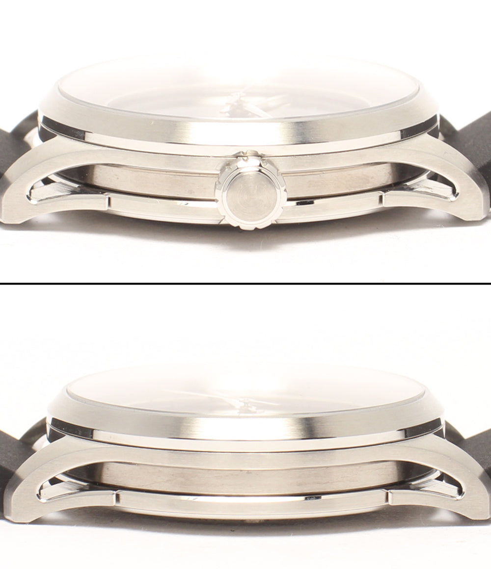 美品 TIMEX 腕時計 ジョルジオガリ S2 自動巻き ブラック TW2W12700 メンズ タイメックス