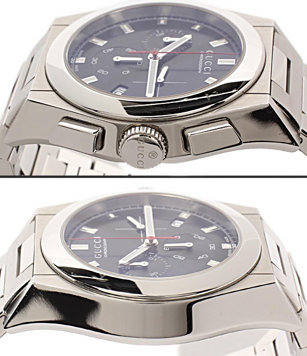 GUCCI 腕時計 パンテオン クオーツ ブラック 115.2 メンズ グッチ