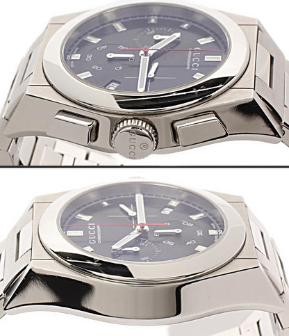 GUCCI 腕時計 パンテオン クオーツ ブラック 115.2 メンズ グッチ