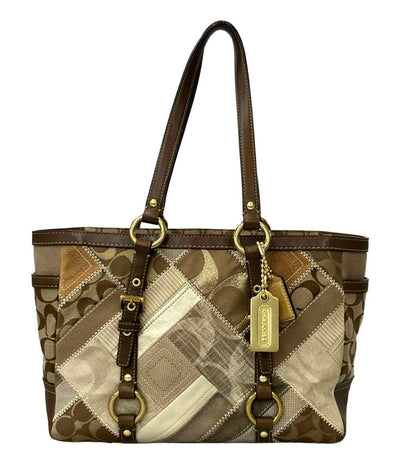 COACH トートバッグ 肩掛け パッチワーク シグネチャー 12527 レディース コーチ