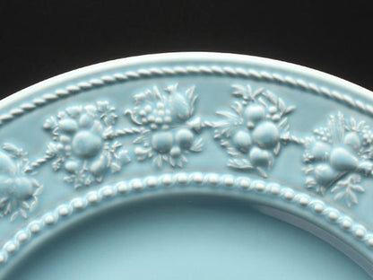 美品 WEDGWOOD プレート 大皿 2点セット 27cm フェスティビティ アイボリー ブルー ウエッジウッド