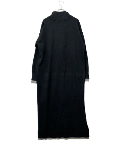 Diagram 長袖ワンピース タグ付き バイカラーストレートニットOP 0325433329-00 レディース SIZE 36 (S) ダイアグラム