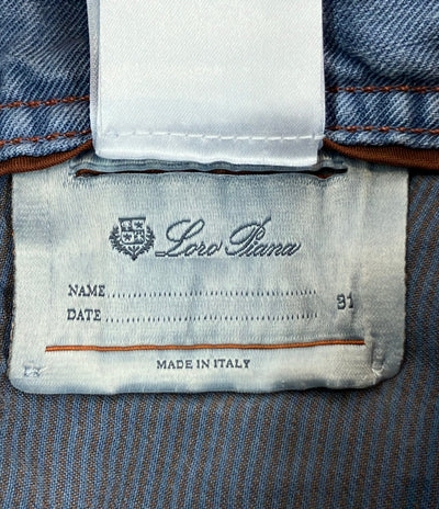 Loro Piana デニムパンツ ボタンフライ FAI1288 メンズ SIZE 31 (S) ロロピアーナ