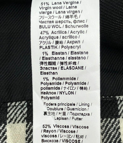 美品 ロベルトカバリ ミニスカート チェック柄 レディース SIZE 46 (XL) roberto cavalli