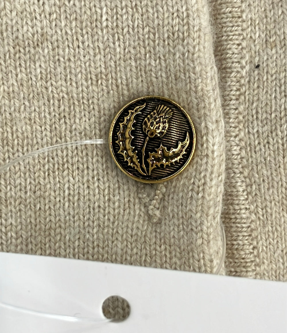 Loropiana クラシック・ポロ ベビーカシミヤ 長袖ニット FAO5738 レディース SIZE S ロロ・ピアーナ