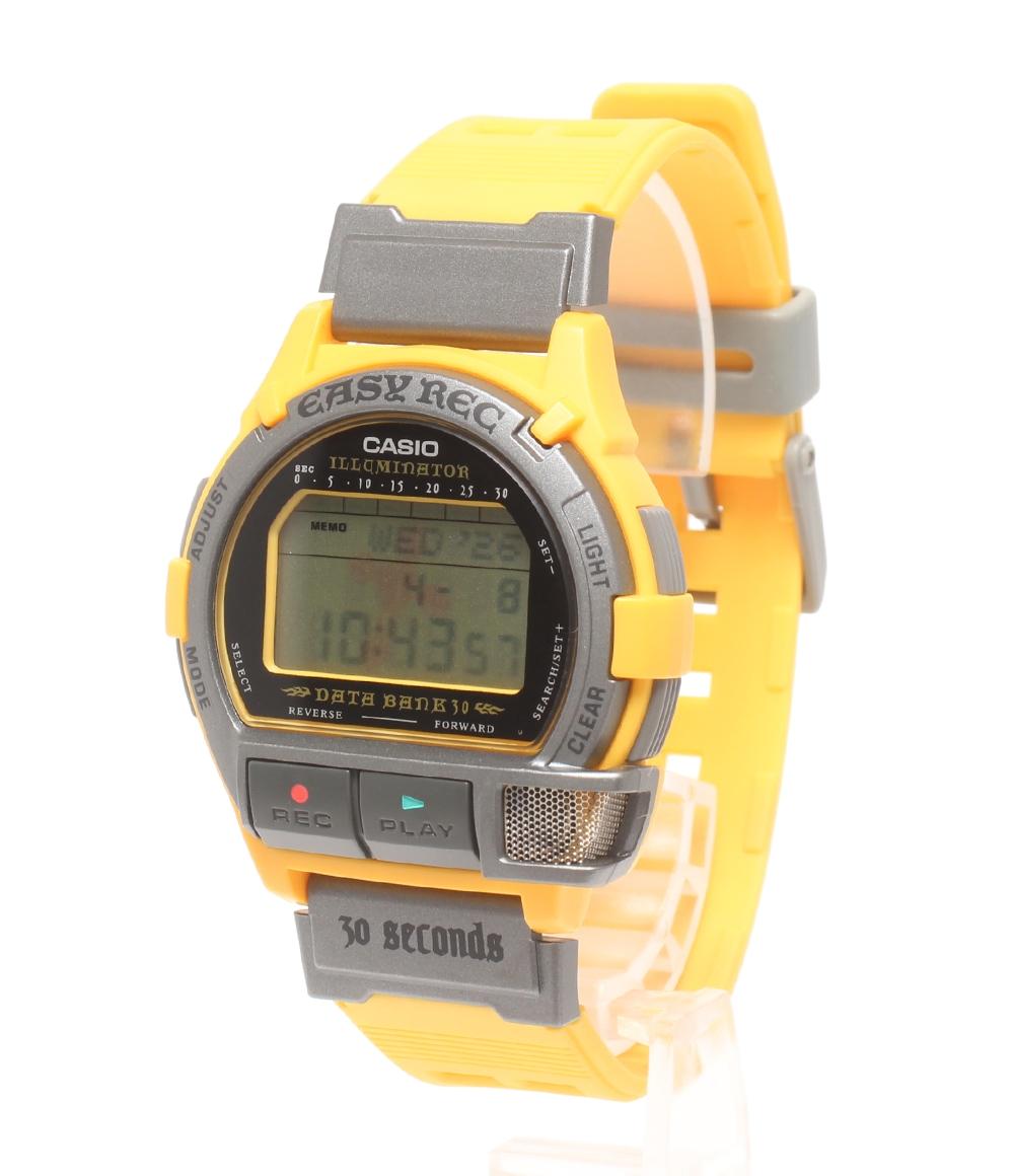 美品 CASIO 腕時計 ボイスレコーダー付 データバンク クオーツ DB-V30 レディース メンズ カシオ