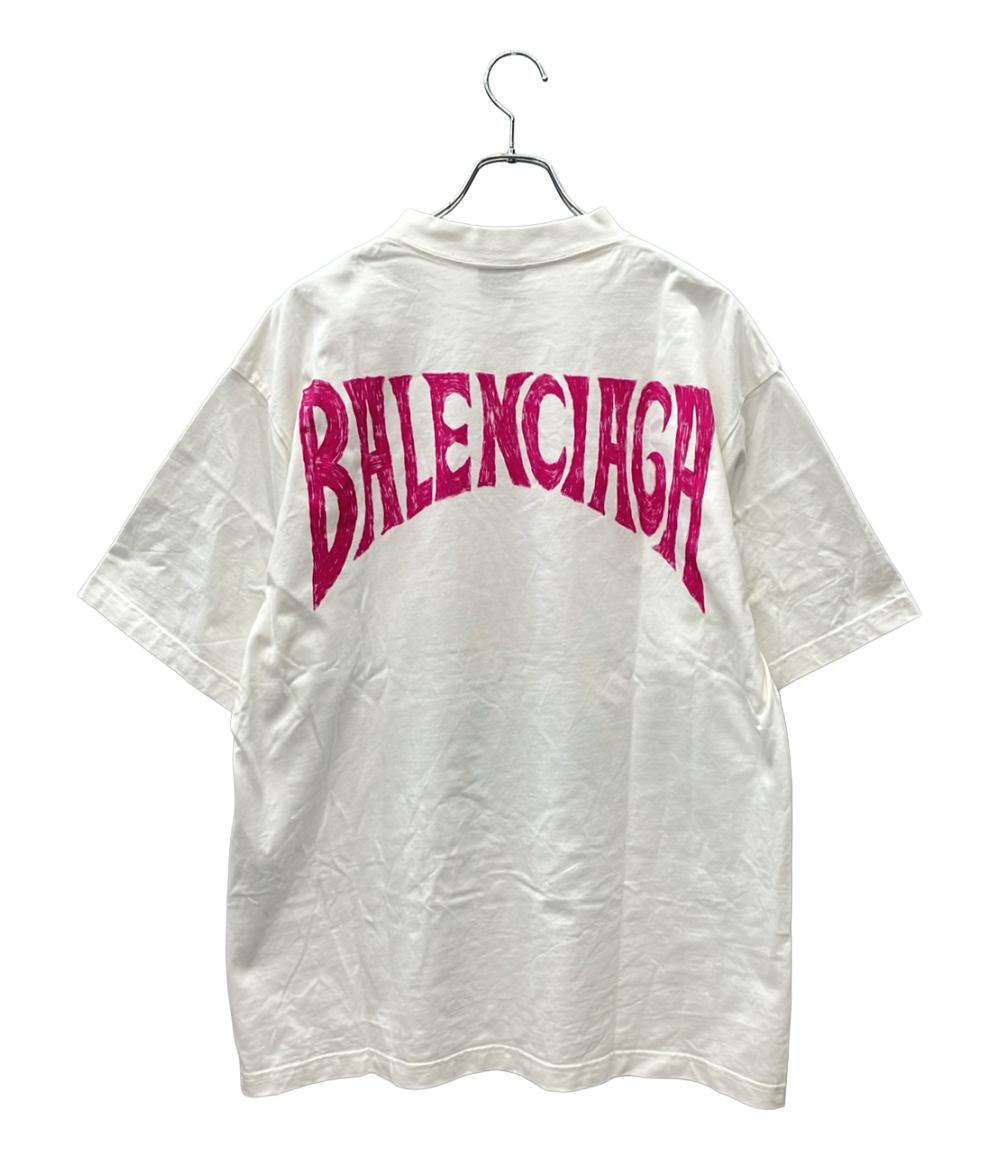 美品 バレンシアガ 半袖Tシャツ PARIS 764235 ユニセックス SIZE M BALENCIAGA