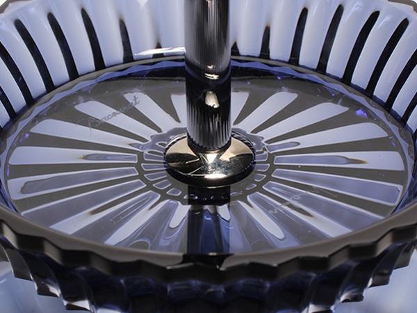 美品 バカラ ケーキスタンド 二段 ミルニュイ Baccarat
