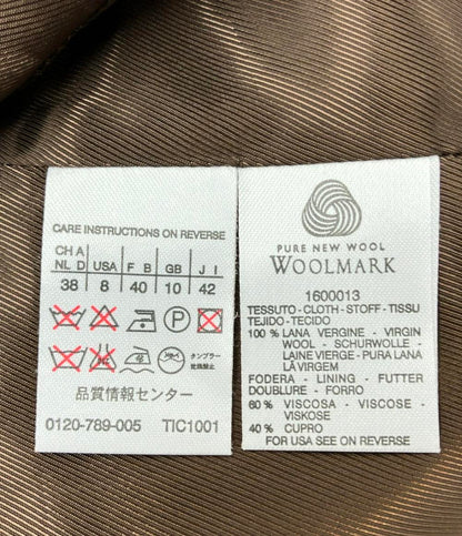 美品 マックスマーラ ウールテーラードジャケット ショルダーパッド レディース SIZE 42 (M) MAX MARA