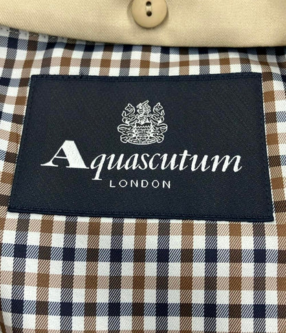 美品 アクアスキュータム トレンチコート レディース Aquascutum