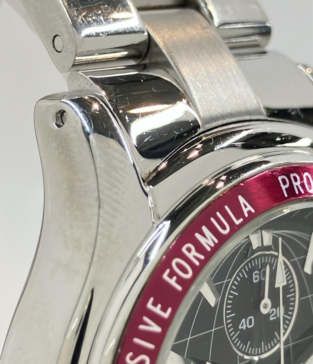 ジェイアクシス 腕時計 FORMULA クオーツ ブラック メンズ J-AXIS