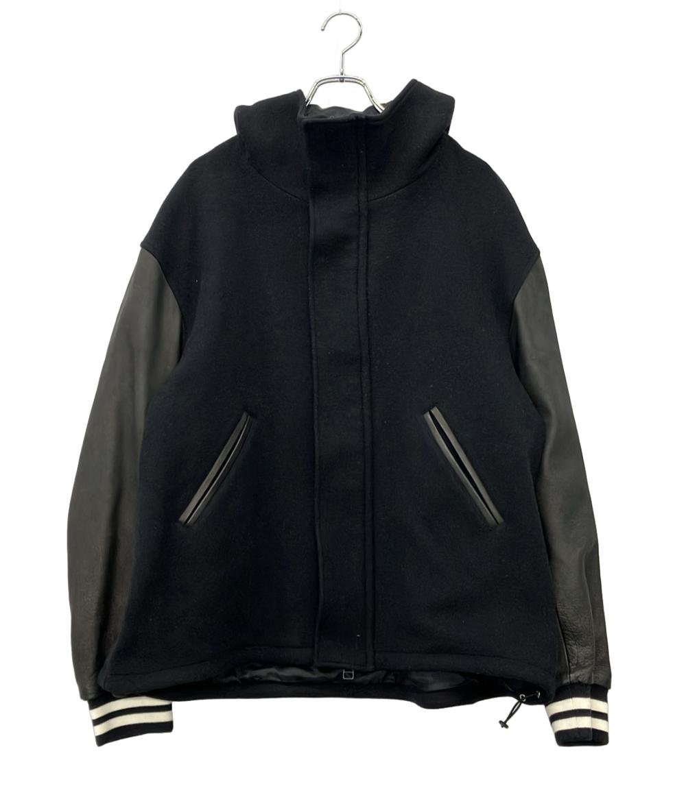 Name. スタジャン フーデッド 袖レザー ダブルジップ スナップボタン NMJK-22AW-003 メンズ SIZE 2 (M) ネーム