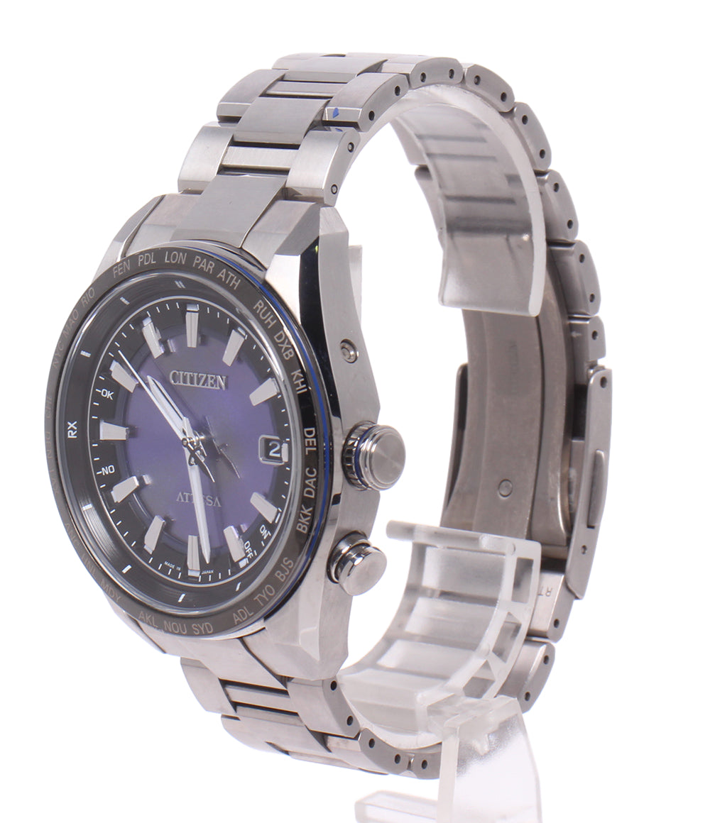CITIZEN 腕時計 UNITE with BLUE アテッサ ATTESA ACT Line ソーラー電波 CB0288-65L メンズ シチズン