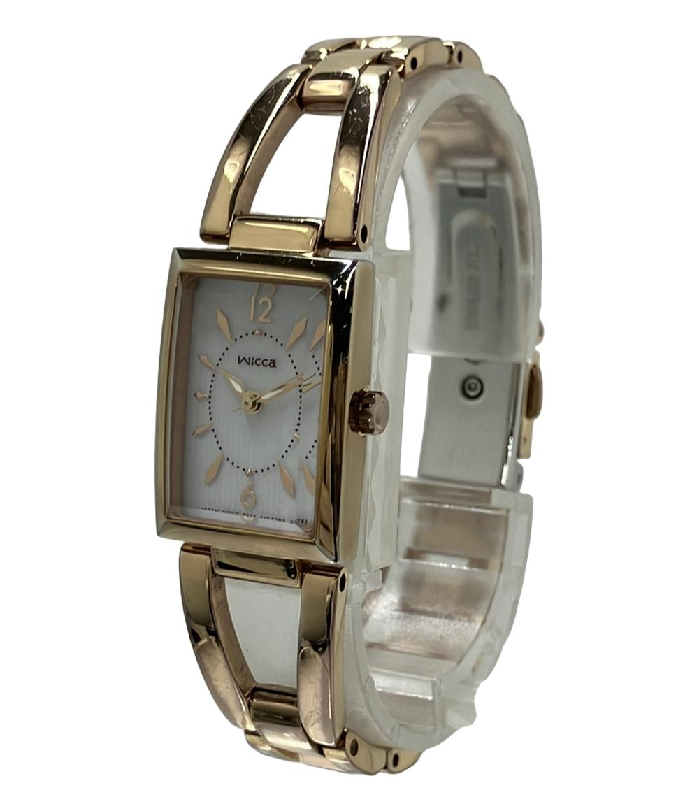 CITIZEN 腕時計 ウィッカ wicca ソーラー B035-S120217 レディース シチズン