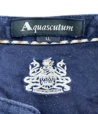 アクアスキュータム 半袖ポロシャツ 半袖Tシャツ ヘンリーネック メンズ SIZE LL Aquascutum