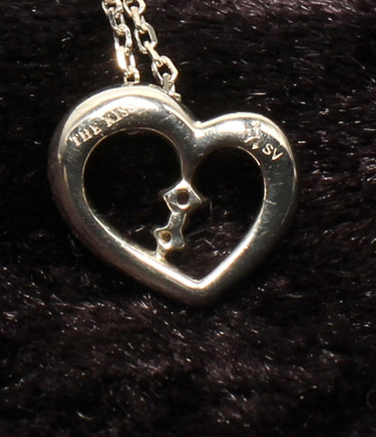 ザ・キッス ネックレス SV SV950 ダイヤ ハートモチーフ レディース THE KISS