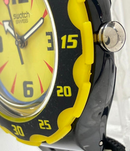 スウォッチ 腕時計 グッドウィル・ゲームズ 98年記念モデル スクーバ200 クオーツ イエロー SHB101 メンズ Swatch