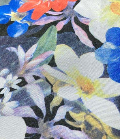 美品 グレースコンチネンタル 花柄フレアミディアムキャミワンピース レディース SIZE 36 (XS) GRACE CONTINENTAL