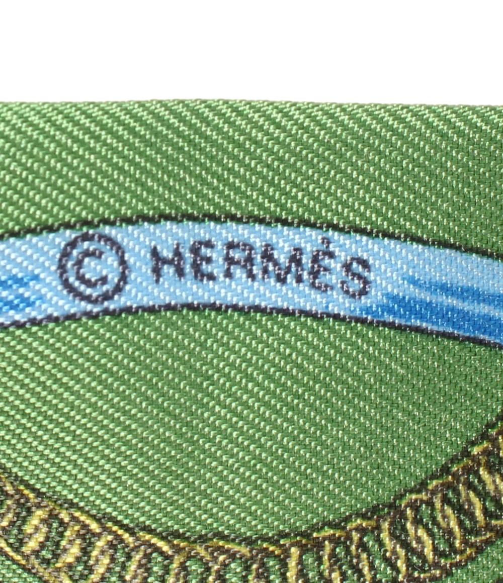 エルメス スカーフ シルク100% 黄金の拍車 ツイリー レディース HERMES